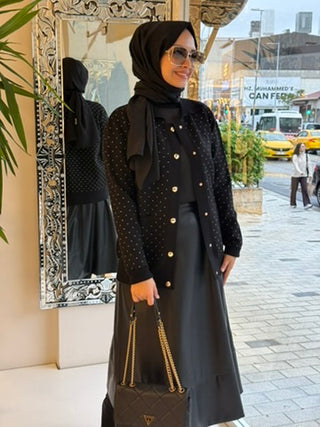 Xanthe T.Hırka Siyah