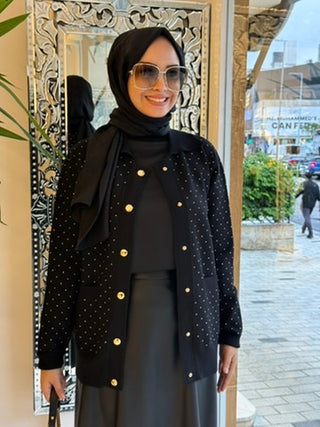 Xanthe T.Hırka Siyah