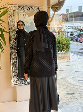 Xanthe T.Hırka Siyah