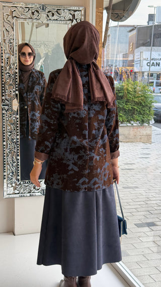Desenli Ceket