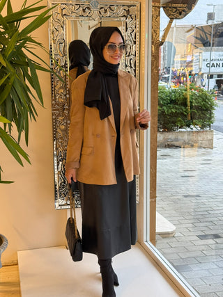 İthal Blazer Ceket Taba