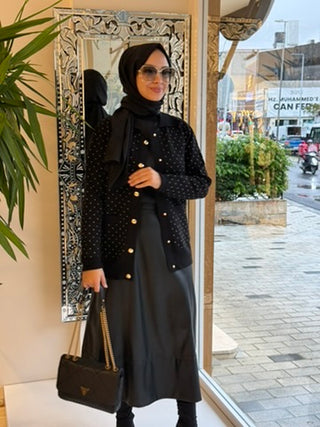 Xanthe T.Hırka Siyah