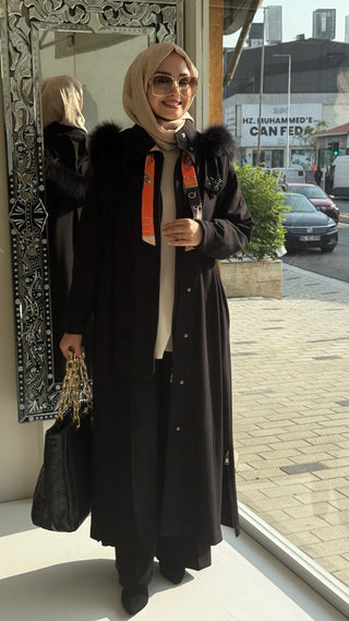Kürklü Kap Siyah