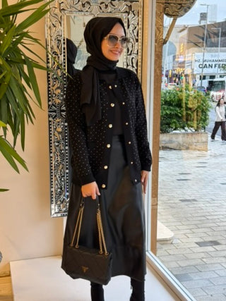 Xanthe T.Hırka Siyah