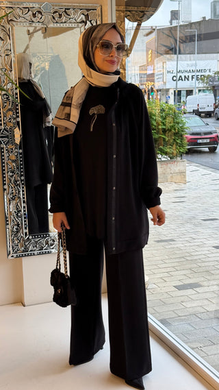 Üçlü Takım Siyah