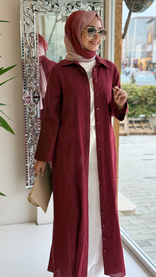 Uzun Gömlek Cherry